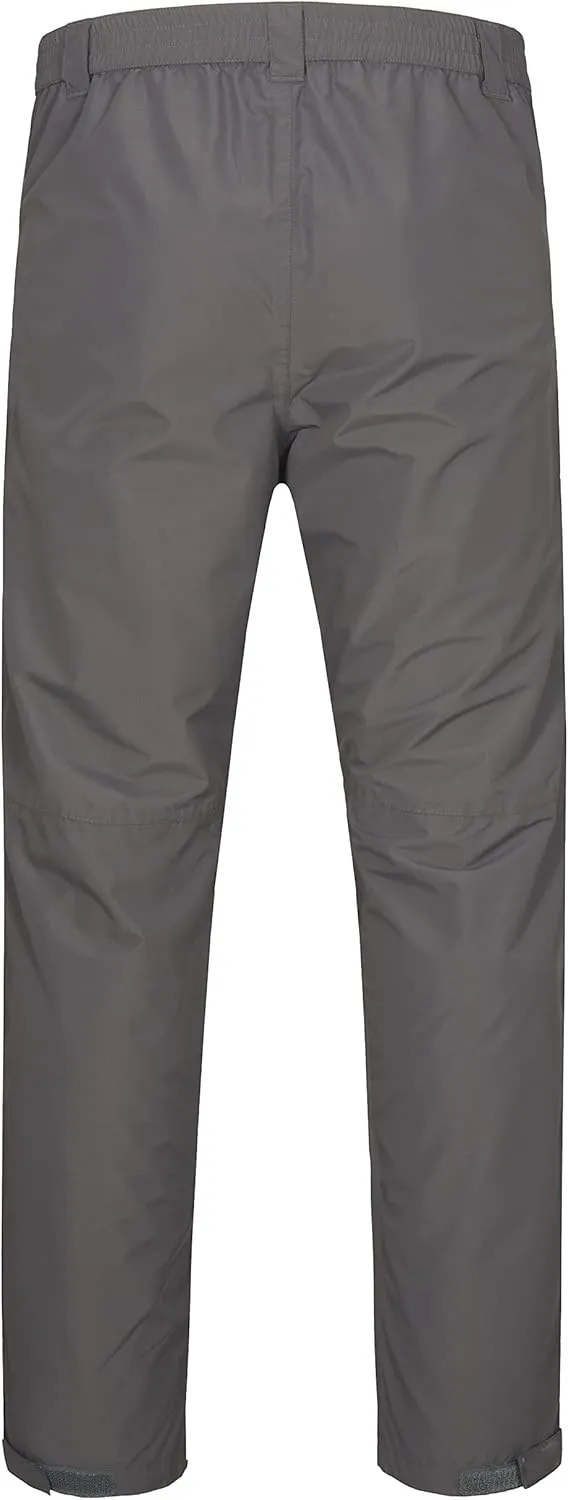 Little Donkey Andy Men's Waterproof Lightweight Rain Pants Breathable Windproof Hiking Golf Fishing Pants