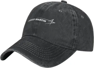 Lockheed Martin Hat Adjustable Baseball Cap Cotton Cowboy Hat, Fashionable for Man Woman