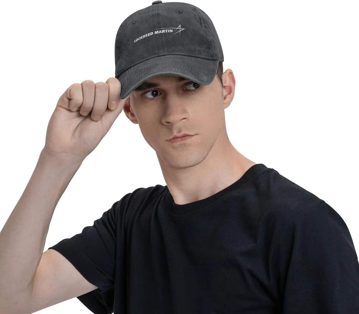 Lockheed Martin Hat Adjustable Baseball Cap Cotton Cowboy Hat, Fashionable for Man Woman