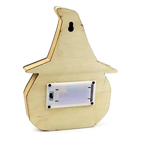 LOOM TREE Halloween Light Lamp Hanging LED Wooden Lantern Party Ornaments A
