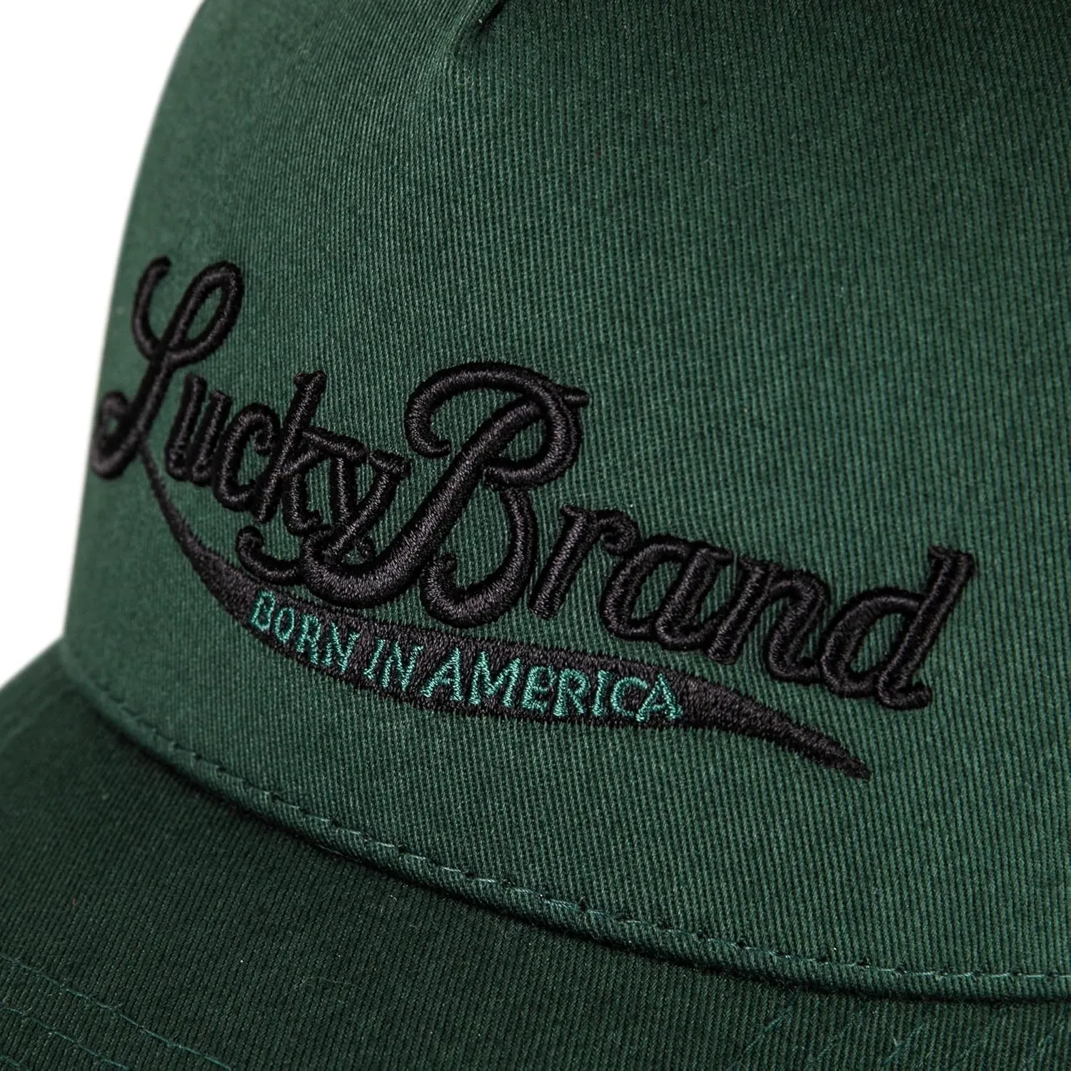 Lucky Brand Trucker Hat | Snapback | Adjustable | Mesh Back | Retro | Baseball Cap | Golf | Fishing | American Heritage