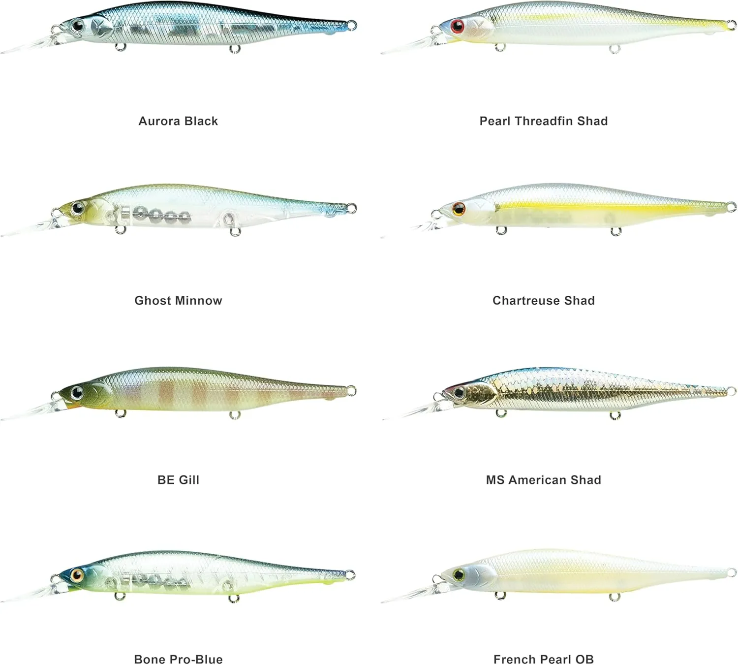 LUCKY CRAFT Pointer 100DD Fishing Lures for Freshwater, 4" Deep Diving and Suspending Jerkbait, Trout, Bass Lures, Tournament Winning, Premium Fishing Gear and Tackle Box Accessories