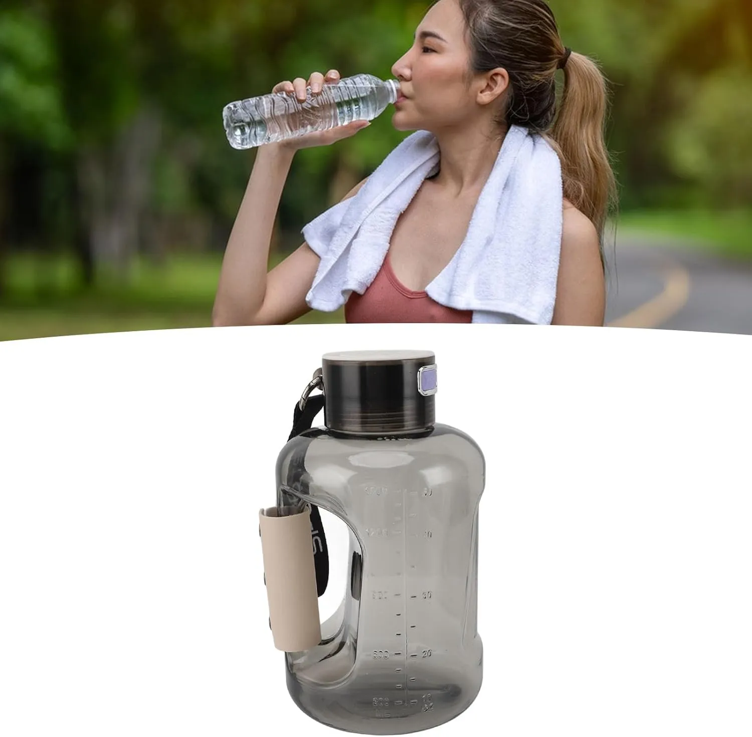 lyrlody Hydrogen Water Bottle,1.5L Capacity Large, with SPE PEM Technology, Portable Hydrogen Ionizer Generator Machine, PEM SPE, Rechargeable, Suitable for Family and Fitness, Enhances