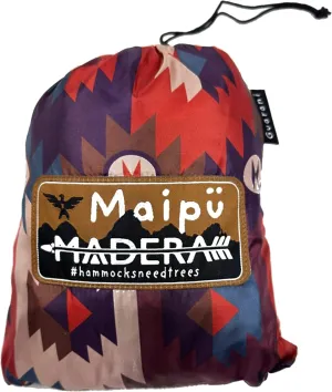 Madera Two Person Camping Hammock, 400 lb Capacity, with Tree Straps and Carrying Case, Nylon (1, GUARANI)