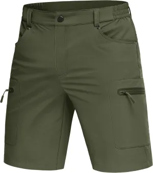 MAGCOMSEN Men's Hiking Cargo Shorts 10" Lightweight Outdoor Work Shorts for Men Travel Casual with 5 Pockets