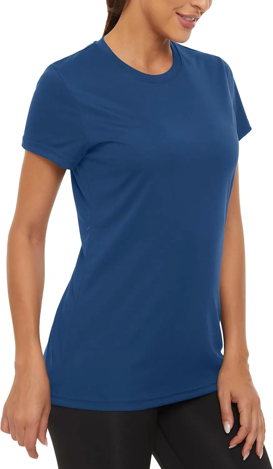 MAGCOMSEN Women's Short Sleeve T-Shirts UPF 50  Sun Protection Quick Dry Athletic Running Workout Rash Guard Tops