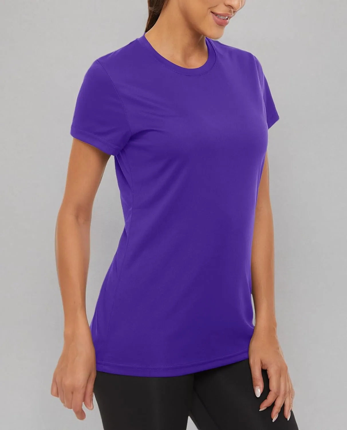 MAGCOMSEN Women's Short Sleeve T-Shirts UPF 50  Sun Protection Quick Dry Athletic Running Workout Rash Guard Tops