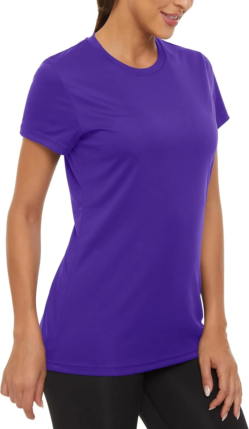 MAGCOMSEN Women's Short Sleeve T-Shirts UPF 50  Sun Protection Quick Dry Athletic Running Workout Rash Guard Tops