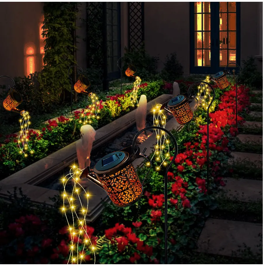 Magical Cascade Solar Lantern – LED Light for Enchanting Outdoor Ambience
