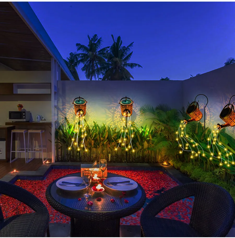 Magical Cascade Solar Lantern – LED Light for Enchanting Outdoor Ambience