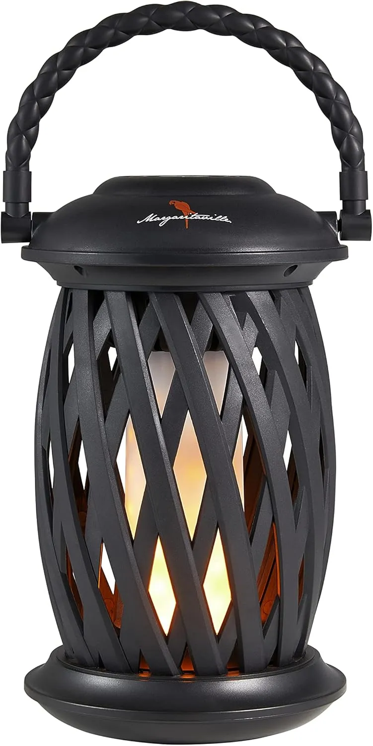 Margaritaville Tiki Torch - Waterproof Bluetooth Speaker, Portable Party Speaker with Flickering LED Lights, Perfect for Travel, Parties, Yards, and Pools