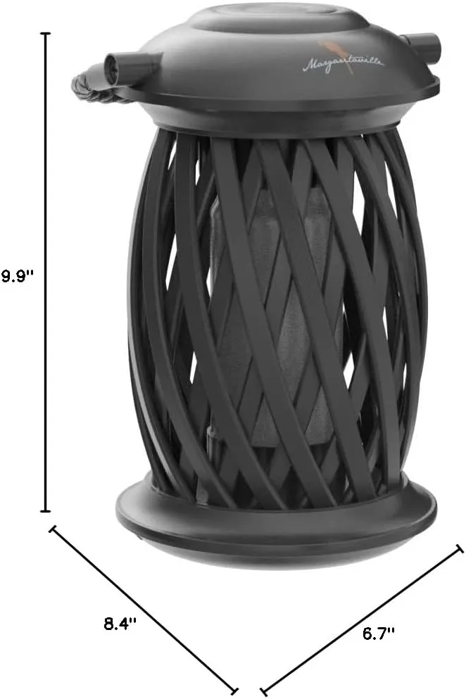 Margaritaville Tiki Torch - Waterproof Bluetooth Speaker, Portable Party Speaker with Flickering LED Lights, Perfect for Travel, Parties, Yards, and Pools