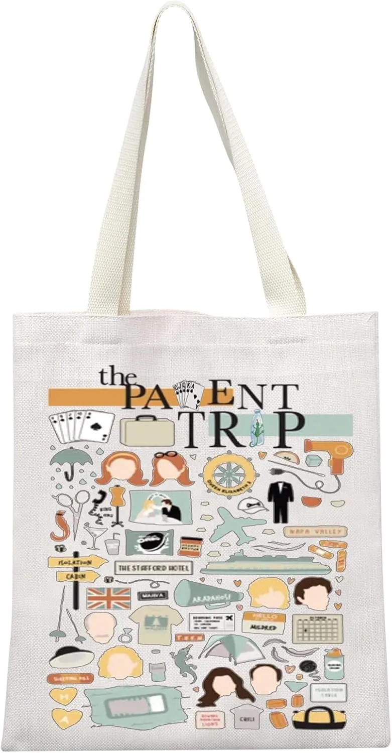MEIKIUP PTrap TV Show Inspired Gift Camp Fencing Club Tote Bag Camp Bag Fencing Coach Gift 90s Nostalgia