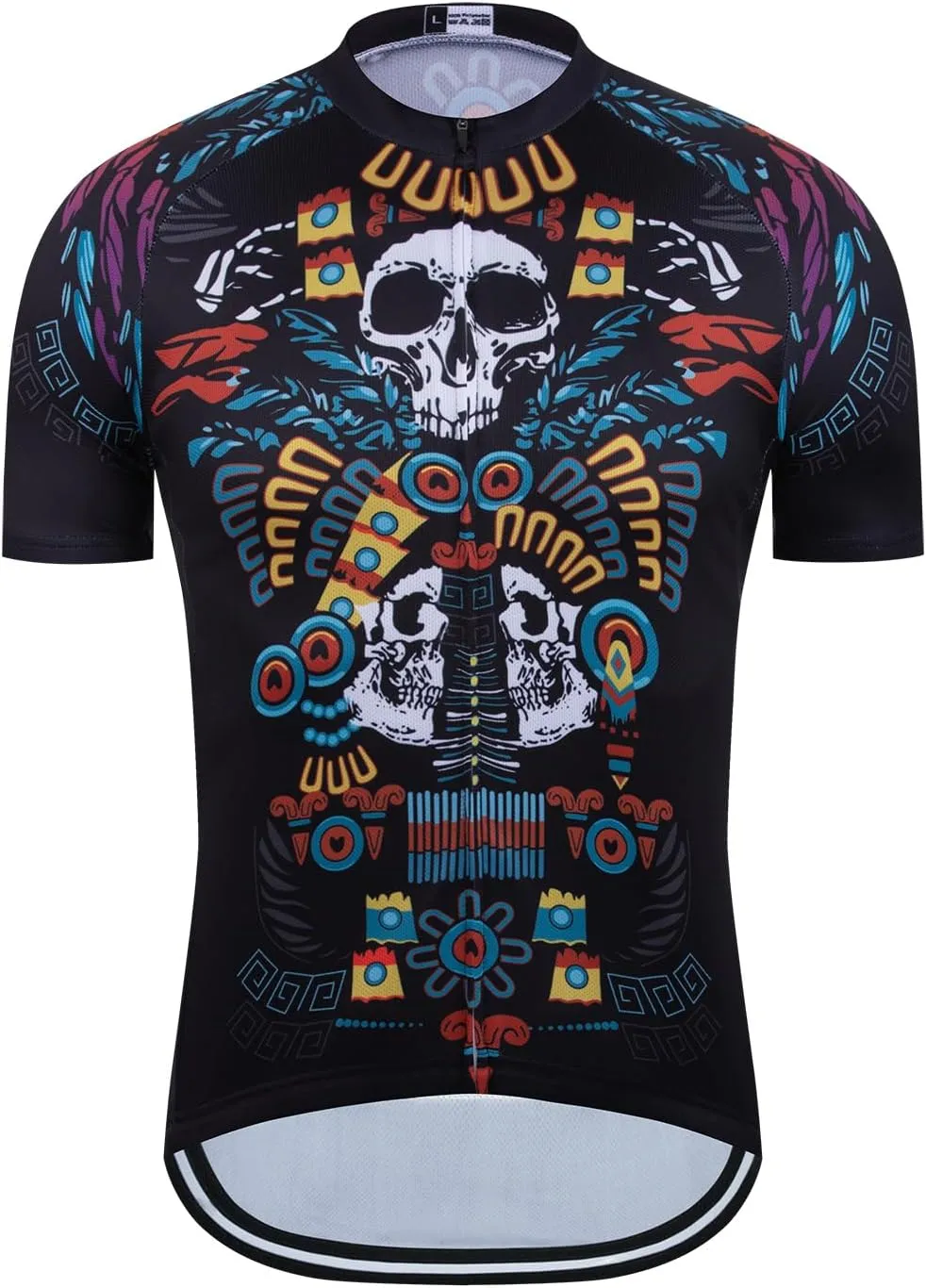 Men's Cycling Jersey Short Sleeve Quick Dry Breathable Reflective with 3 Rear Pockets   Zipper Pocket Biking Shirts