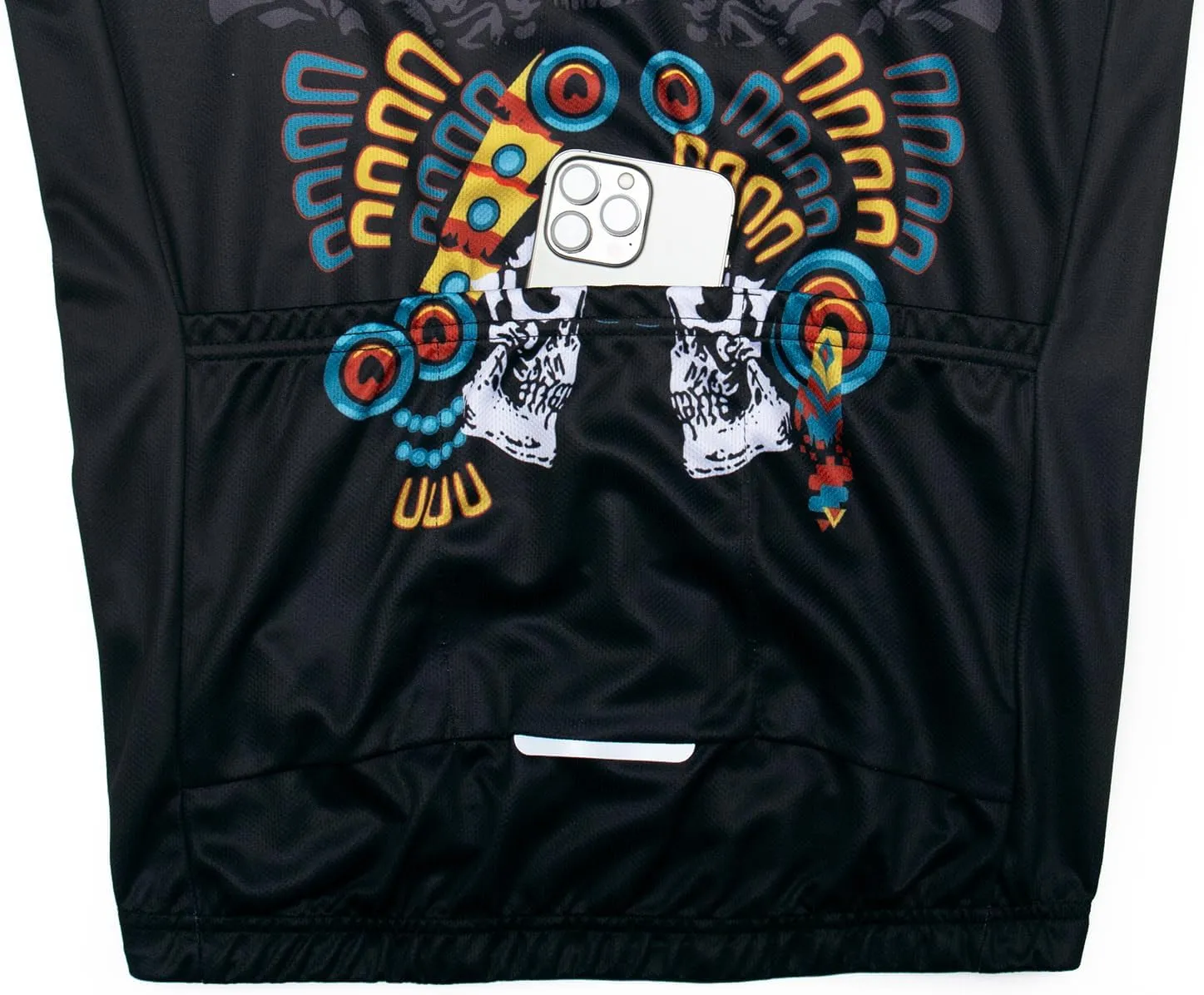 Men's Cycling Jersey Short Sleeve Quick Dry Breathable Reflective with 3 Rear Pockets   Zipper Pocket Biking Shirts