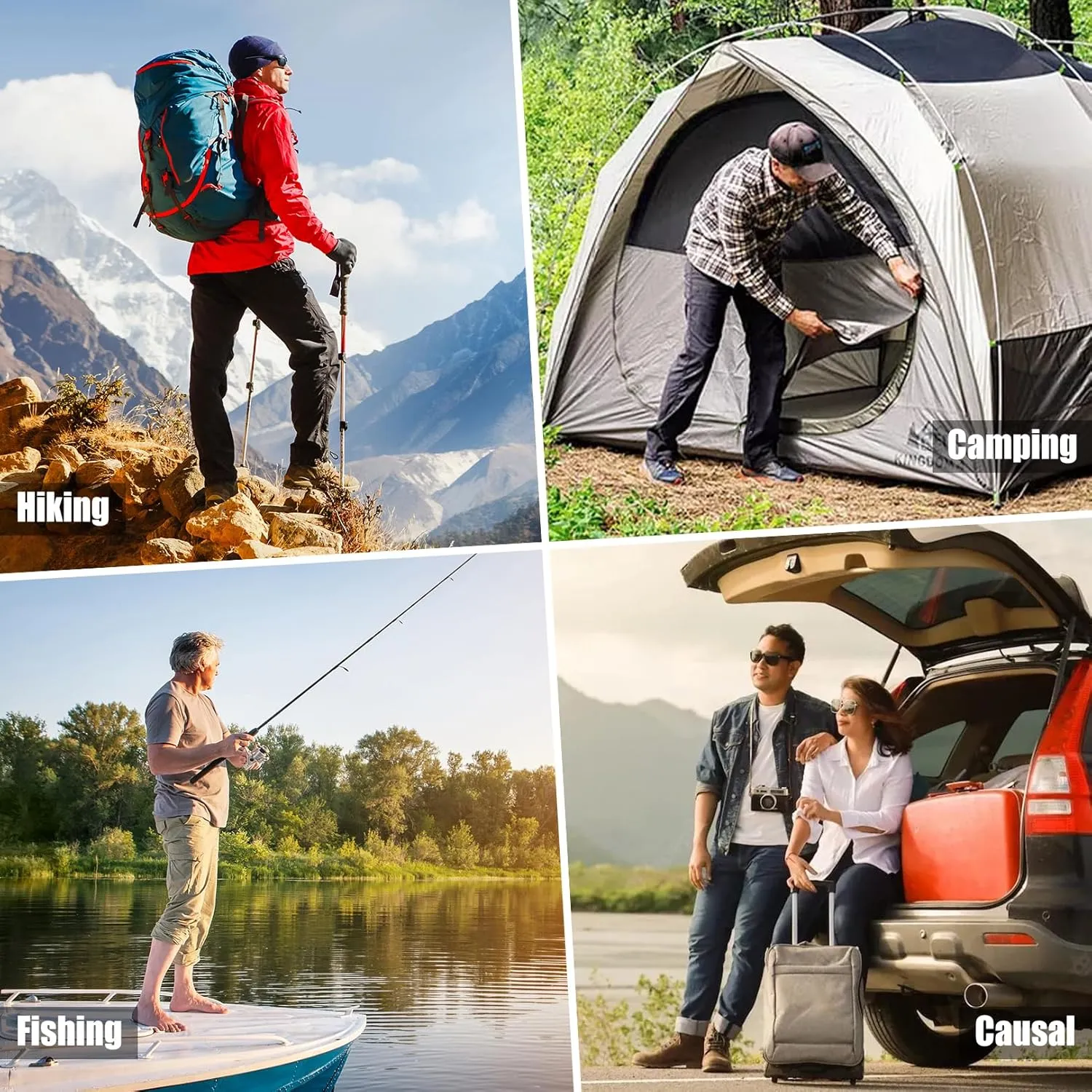 Mens Hiking Cargo Pants Quick Dry Lightweight Water-Resistant Safari Fishing Outdoor Work Pants with Multiple Pockets