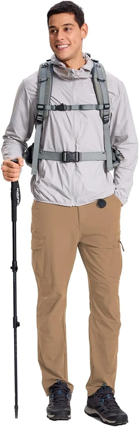 Men's Hiking Cargo Work Pants Waterproof Lightweight Quick Dry Outdoor Fishing Mountaineering Travel Tactical Pants