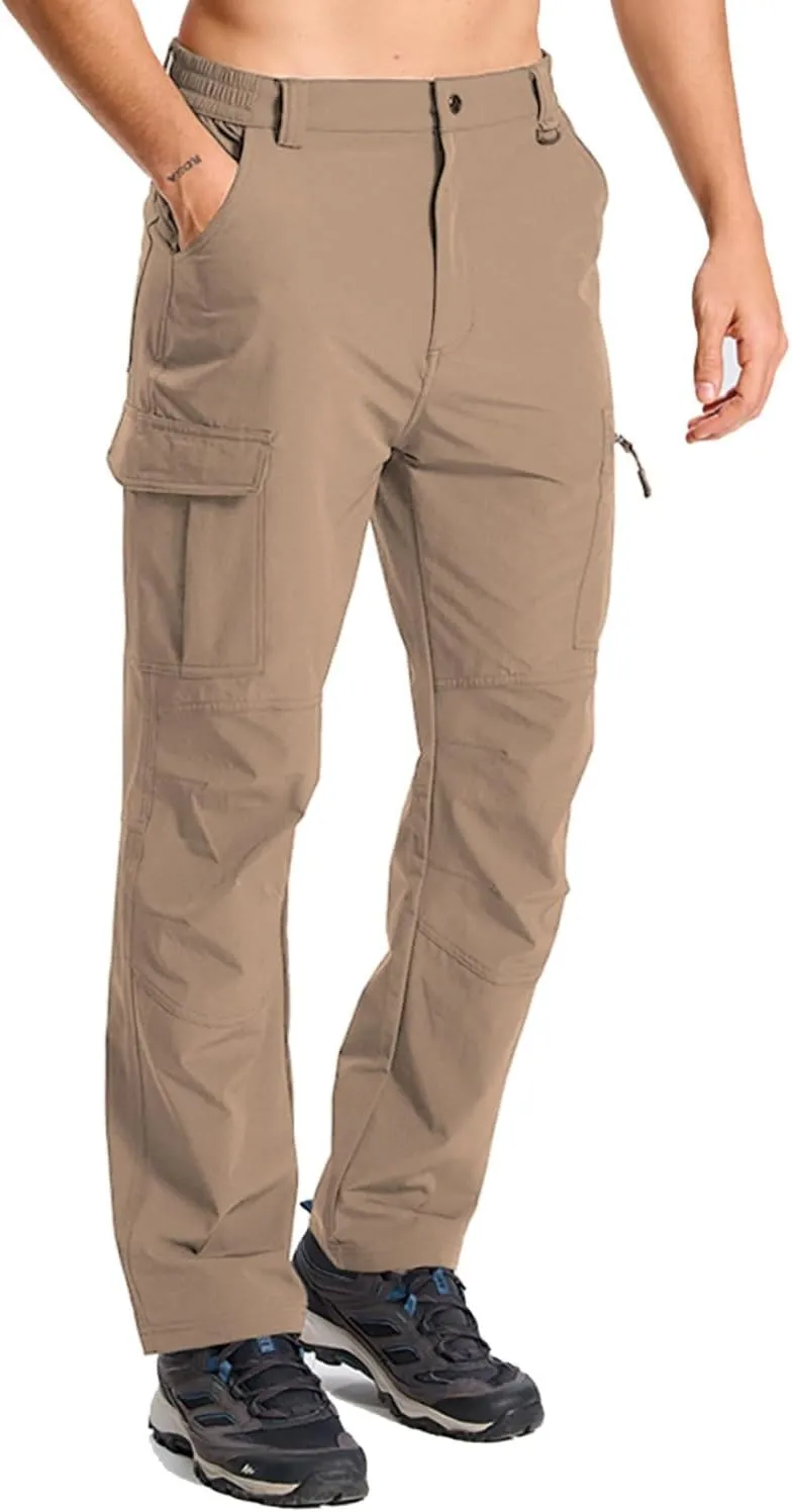Men's Hiking Cargo Work Pants Waterproof Lightweight Quick Dry Outdoor Fishing Mountaineering Travel Tactical Pants