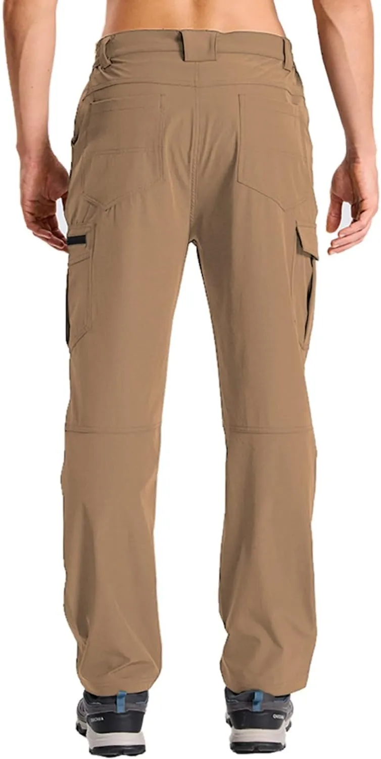 Men's Hiking Cargo Work Pants Waterproof Lightweight Quick Dry Outdoor Fishing Mountaineering Travel Tactical Pants