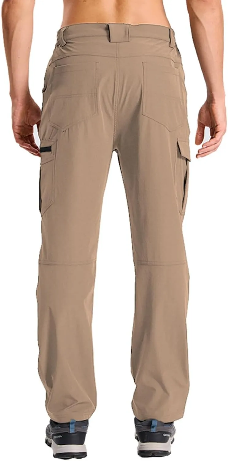 Men's Hiking Cargo Work Pants Waterproof Lightweight Quick Dry Outdoor Fishing Mountaineering Travel Tactical Pants