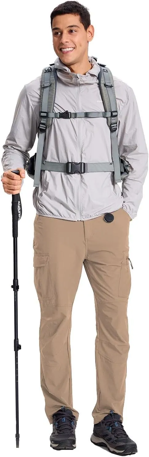 Men's Hiking Cargo Work Pants Waterproof Lightweight Quick Dry Outdoor Fishing Mountaineering Travel Tactical Pants