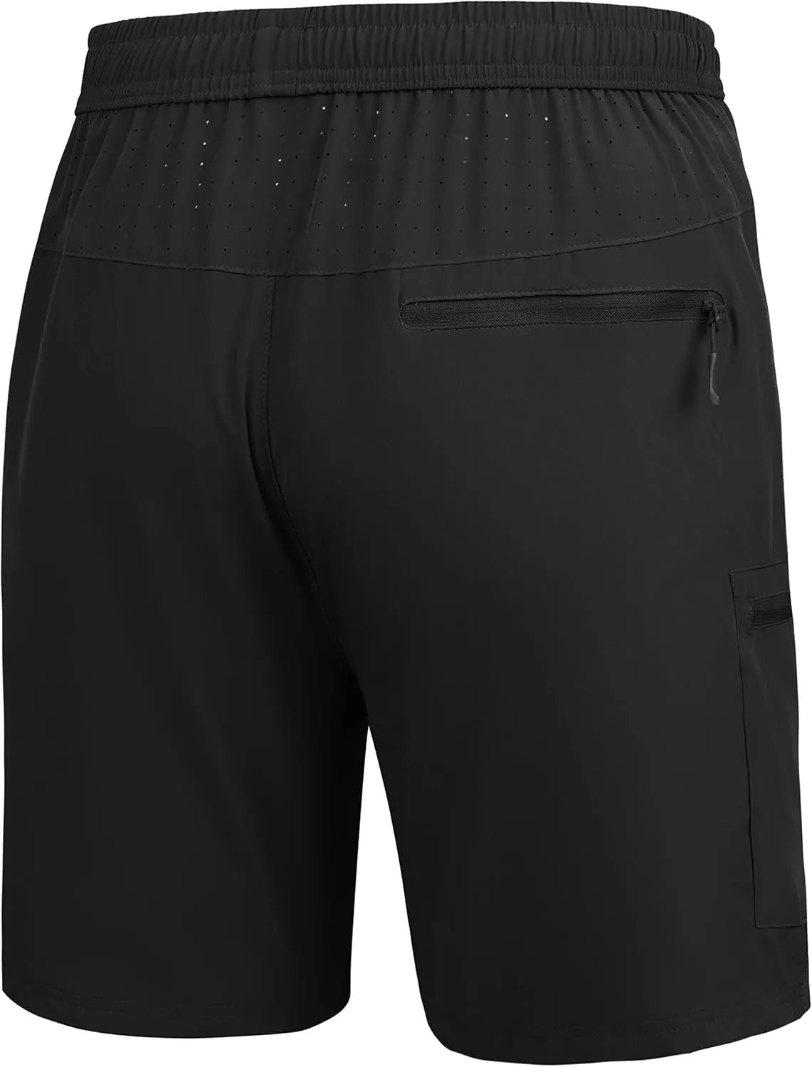 Men's Hiking Cargo Work Shorts Quick Dry Lightweight Fishing Athletic Running Workout Gym Shorts with 4 Pockets