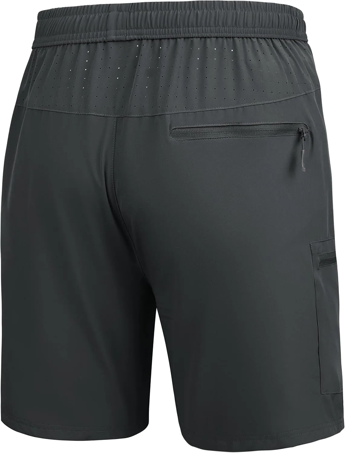 Men's Hiking Cargo Work Shorts Quick Dry Lightweight Fishing Athletic Running Workout Gym Shorts with 4 Pockets