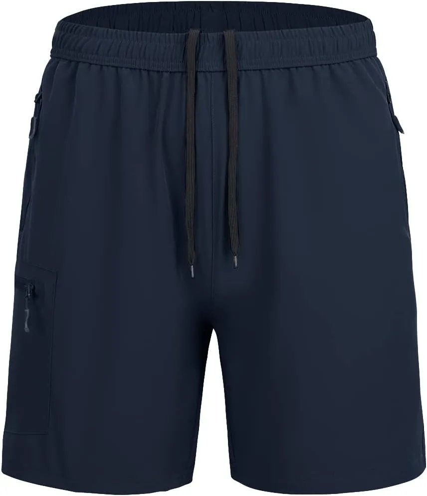 Men's Hiking Cargo Work Shorts Quick Dry Lightweight Fishing Athletic Running Workout Gym Shorts with 4 Pockets