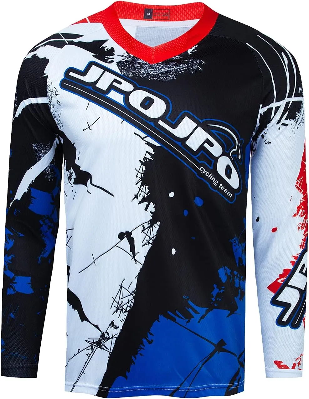 Men's Mountain Bike Jersey Long Sleeve Off-Road Clothing Downhill&Motocross Shirts Breathable/Moisture-Wicking Tops