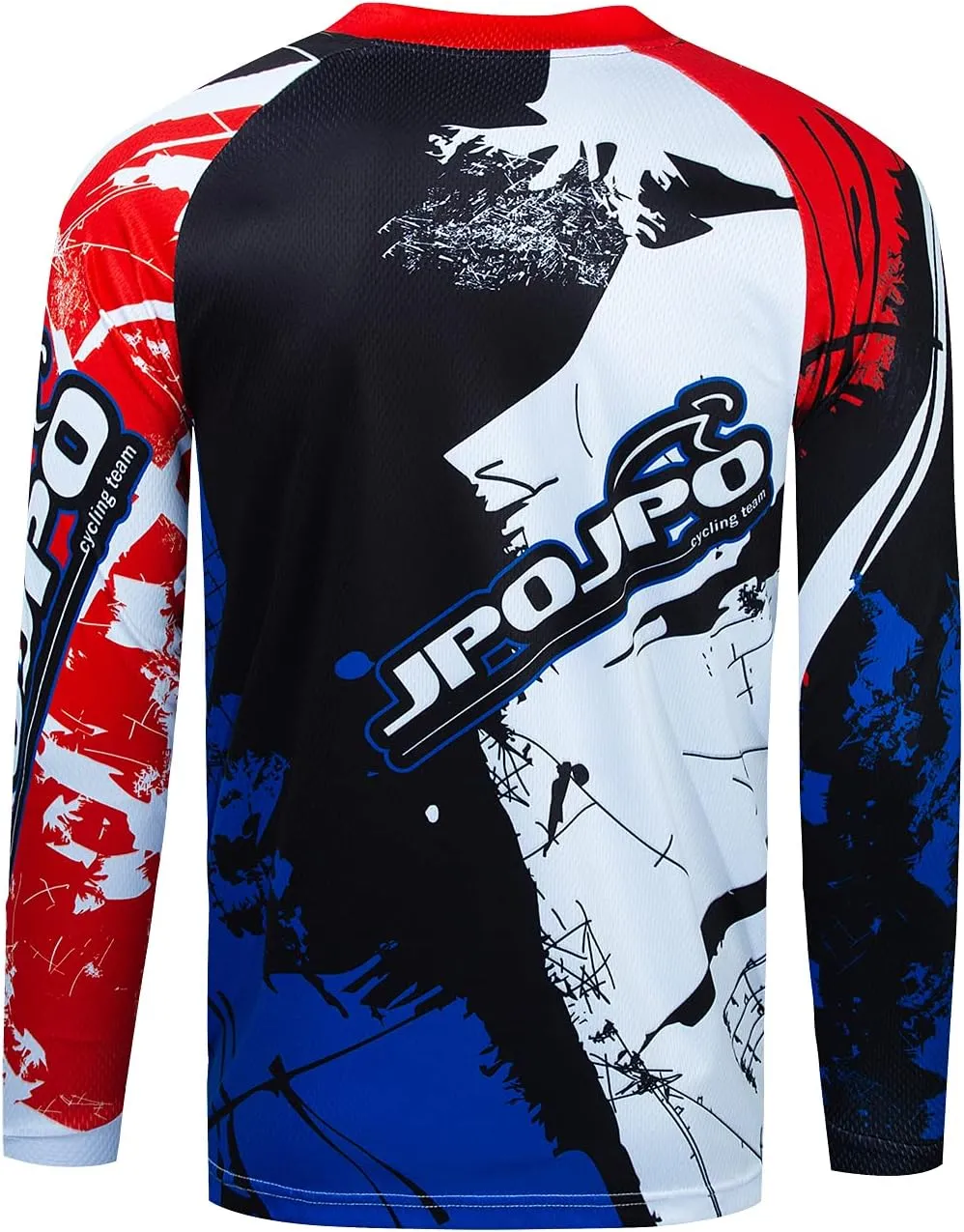 Men's Mountain Bike Jersey Long Sleeve Off-Road Clothing Downhill&Motocross Shirts Breathable/Moisture-Wicking Tops