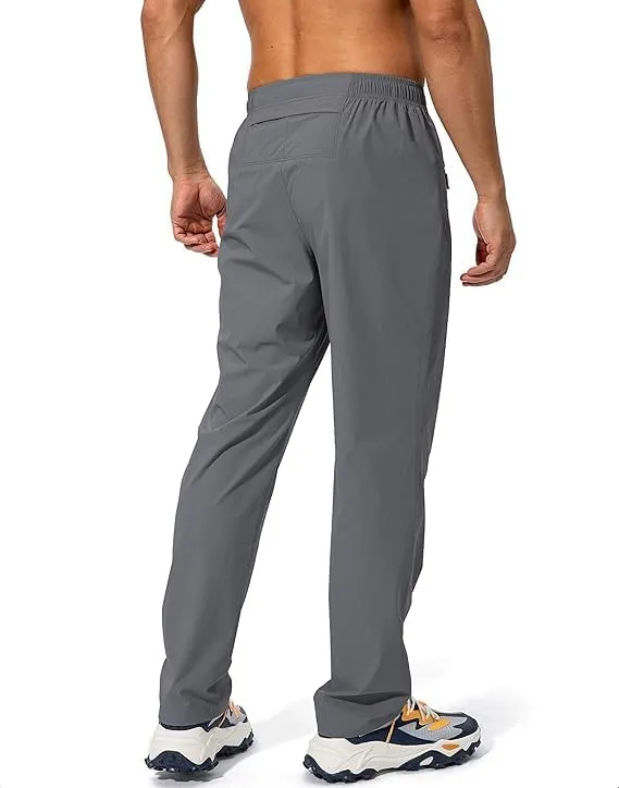 Mens Travel Pants Hiking Cargo Safari Quick Dry Lightweight UPF 50  Rain Sun Protection Water Resistant Pants