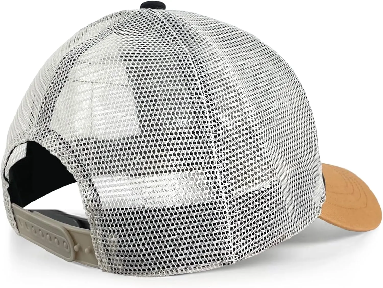 Men's Trucker Hat Leather Pattern Cap Gifts for Dad Husband Father's Day Christmas Valentine's Day Birthday Gifts
