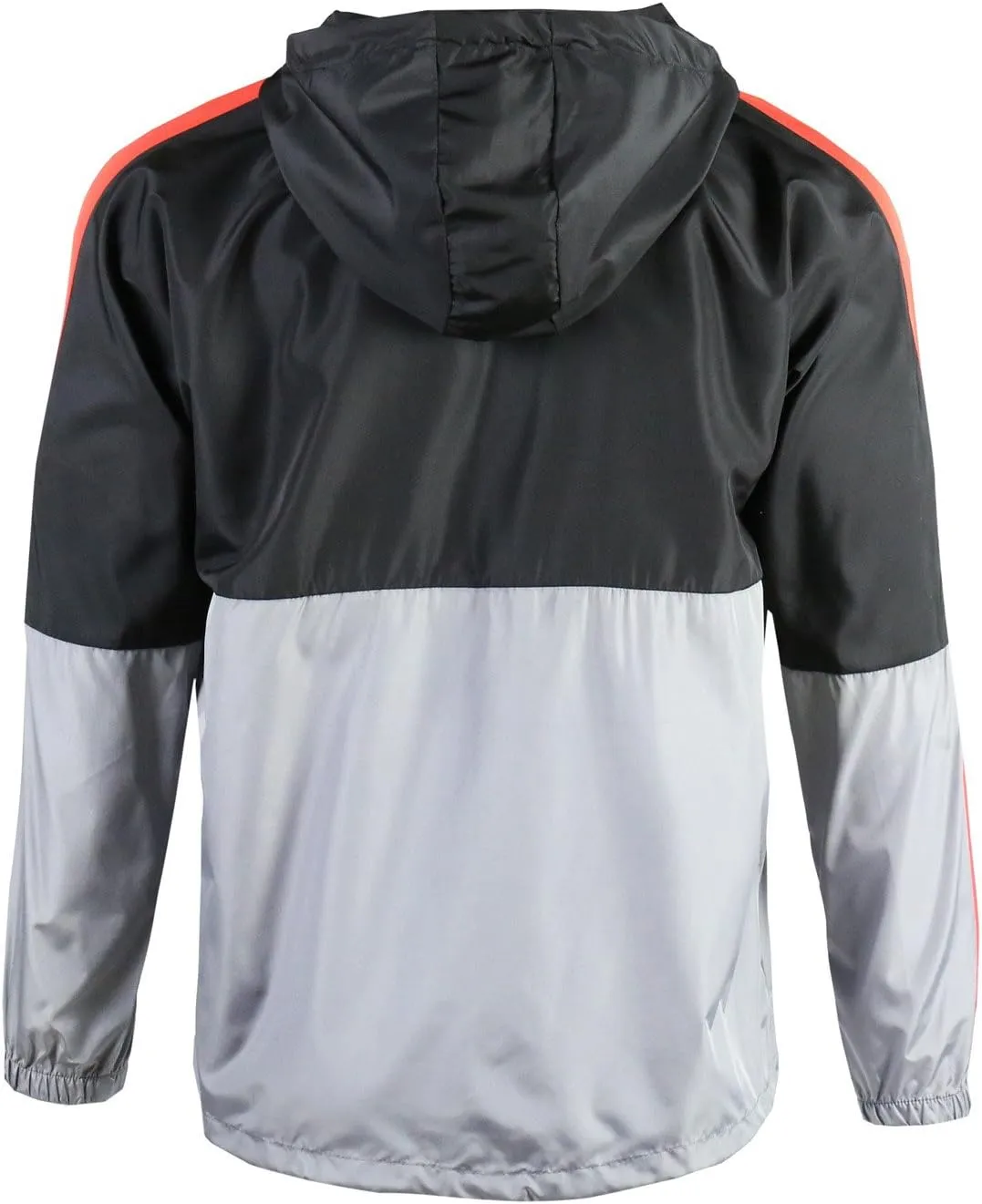 Men's Windbreaker - Lightweight, Water-Resistant, Adjustable Drawstring