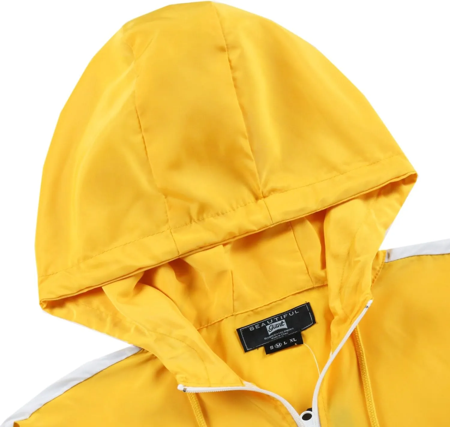 Men's Windbreaker - Lightweight, Water-Resistant, Adjustable Drawstring