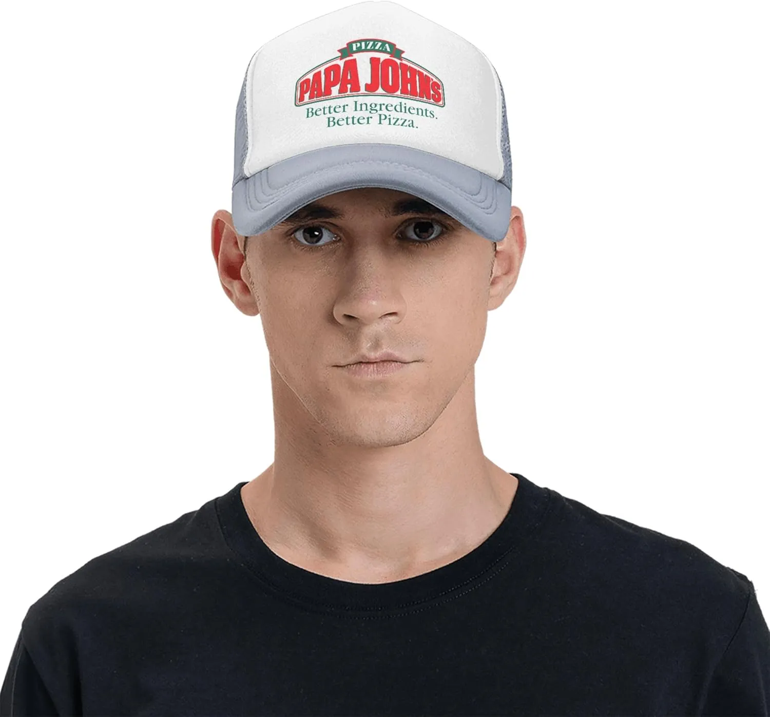 Men's Women's Logo Graphic Mesh Baseball Caps Adjustable Trucker Dad Caps Work Hat for Adult Unisex Women Men