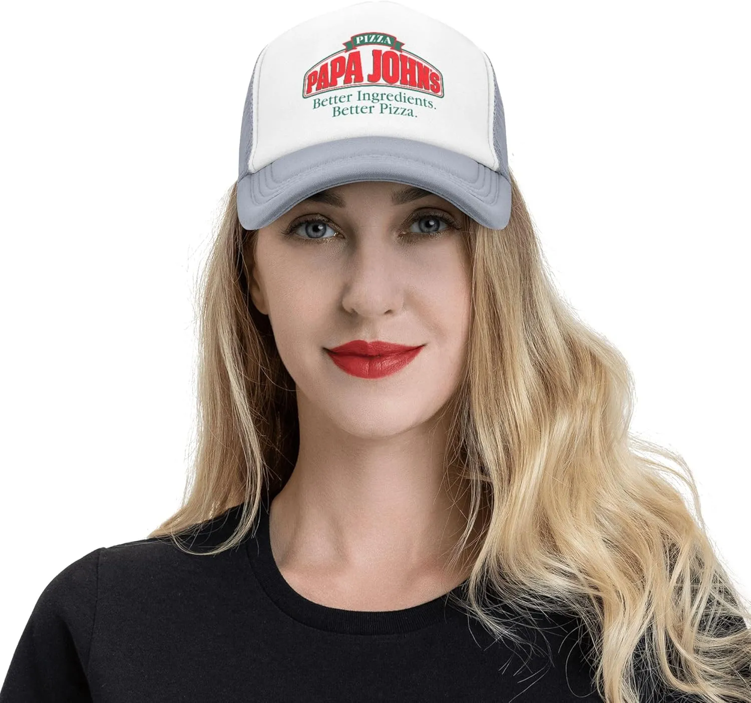 Men's Women's Logo Graphic Mesh Baseball Caps Adjustable Trucker Dad Caps Work Hat for Adult Unisex Women Men