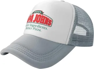 Men's Women's Logo Graphic Mesh Baseball Caps Adjustable Trucker Dad Caps Work Hat for Adult Unisex Women Men