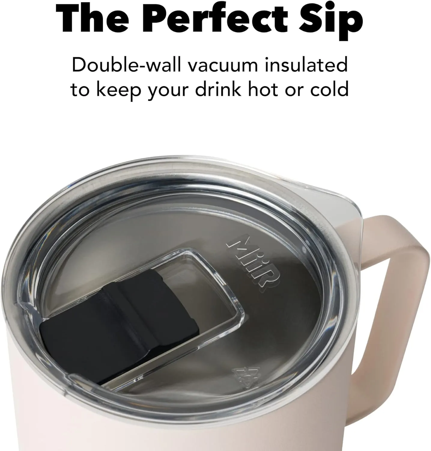 MiiR Camp Cup, 12oz - Double Wall Vacuum Insulated, Stainless Steel with Splash-Proof Slide Lid