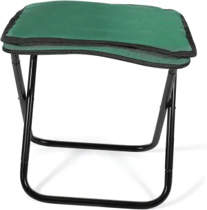 Mikinona Portable Camping Stool Lightweight Folding Outdoor Foot Stool for Hiking Travel and Gardening