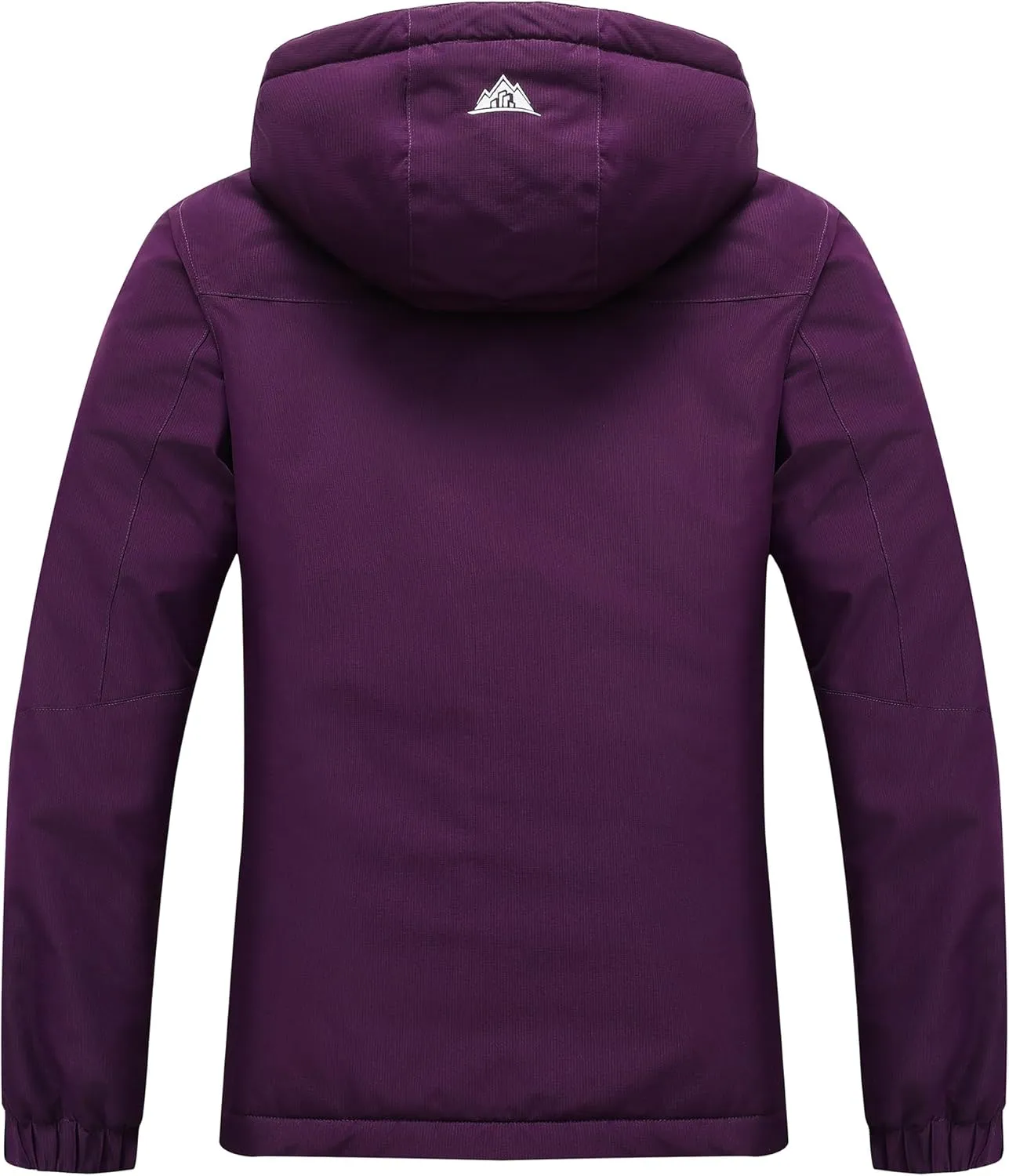 MOERDENG Women's Ski Jacket Waterproof Winter Coat Hooded Snowboarding Jacket Warm Winter Jacket