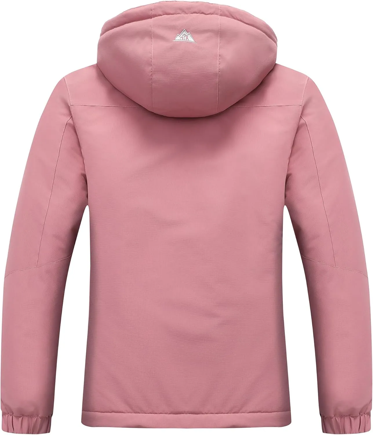 MOERDENG Women's Ski Jacket Waterproof Winter Coat Hooded Snowboarding Jacket Warm Winter Jacket