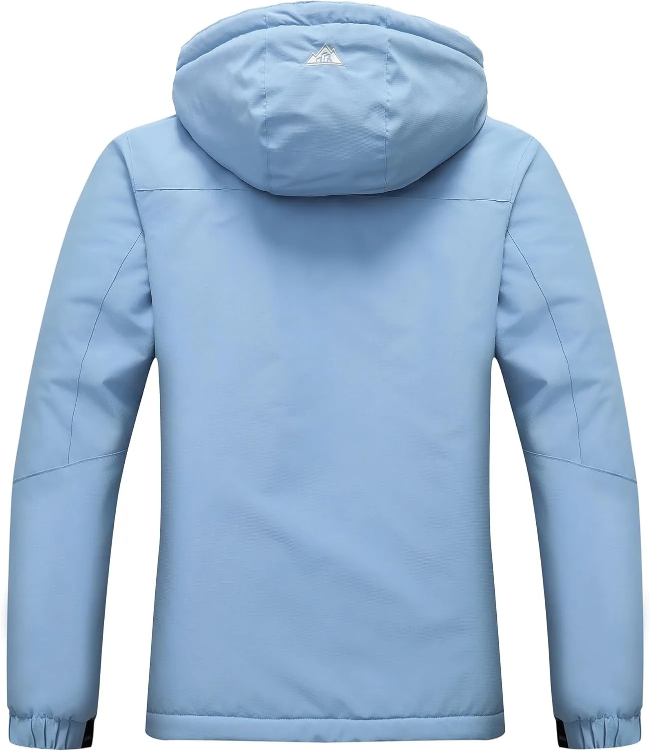 MOERDENG Women's Ski Jacket Waterproof Winter Coat Hooded Snowboarding Jacket Warm Winter Jacket