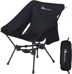 MOON LENCE Portable Camping Chair Backpacking Chair - The 4th Generation Ultralight Folding Chair - Compact, Lightweight Foldable Chairs for Hiking Mountaineering, Beach