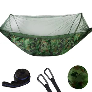Mosquito-Net Equipped Portable Camping Hammock