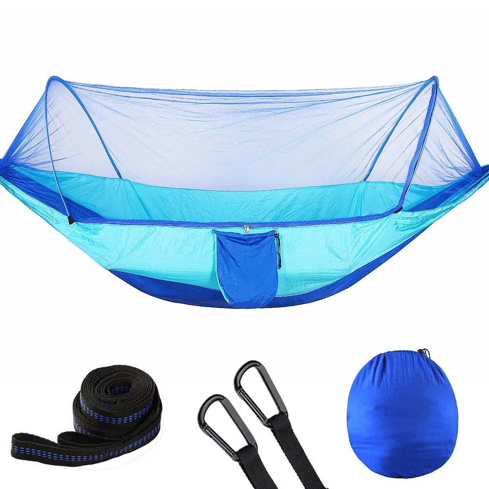 Mosquito-Net Equipped Portable Camping Hammock