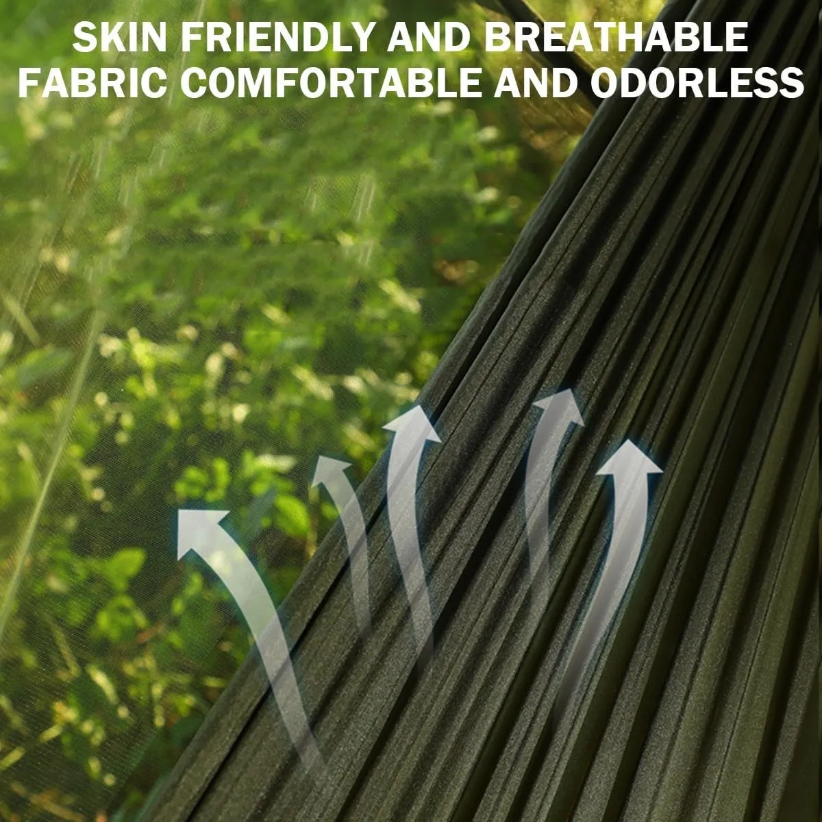 Mosquito Net for Hammock, Hammock Tent Strong Load-Bearing Capacity, Hammock Camping Breathable and Mosquito Proof, Suitable for Outdoor Use(Blue,260 * 140cm)