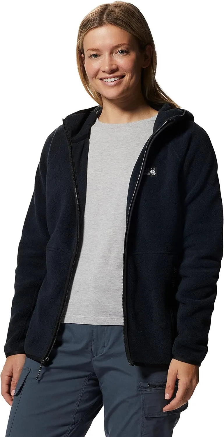 Mountain Hardwear Women's Polartec Double Brushed Full Zip Hoody for Camping and Everyday Wear | Durable and Breathable