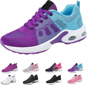 Musabela Orthopedic Air Cushion Mesh Breathable Sneaker Shoes for Women, Casual Breathable Knit Air Cushion Walking Shoes, The Most Comfortable Orthopedic Shoes for Your Feet