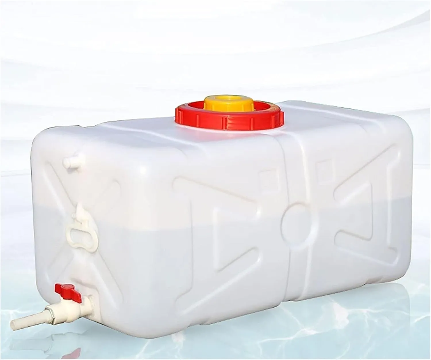 NAKAN Large Portable Water Bucket Heavy Duty Water Carrier Desktop Dispenser Outdoor Water Storage for Camping Hiking Climbing Backpacking Storage Container with Dispensing Tap(Size:80L)