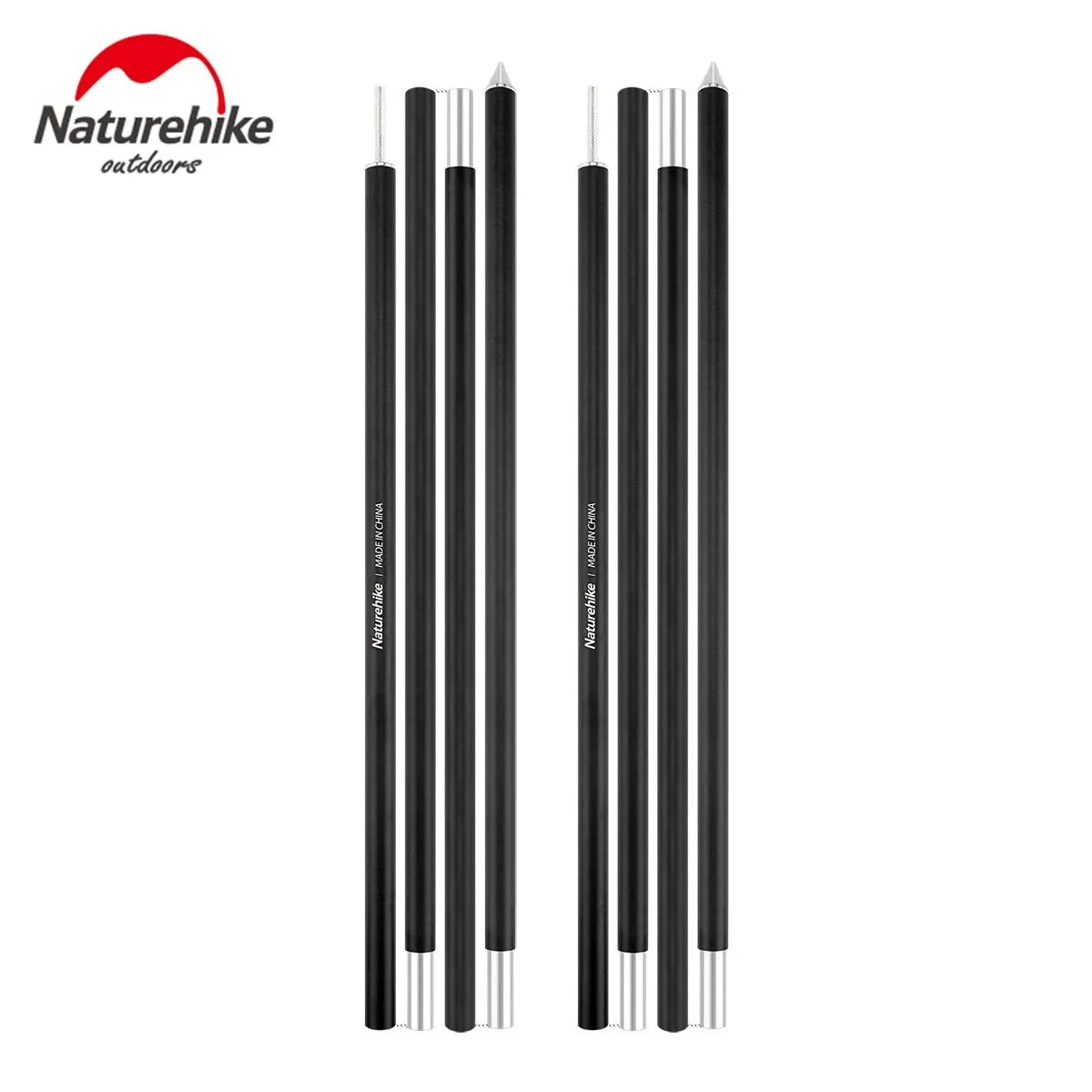 Naturehike 2 Pieces 2 Metres Aluminium Canopy Poles
